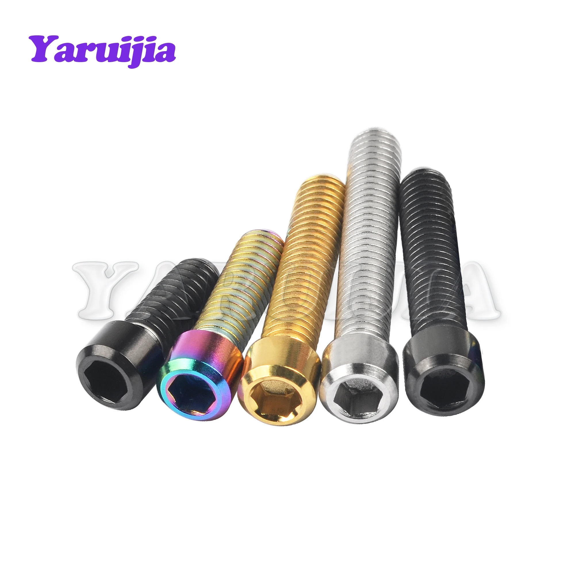 Yaruijia Titan Bu Lông M4x10/13.5/15/20/25Mm Nhỏ Đầu Cột Allen Vít Dành Cho Xe Đạp phía Sau/Trước Derailleur H/L Điều Chỉnh 1 Cái