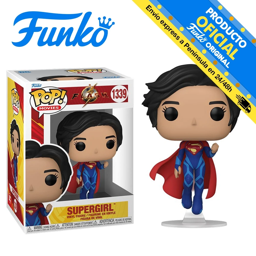 Funko Pop! The Flash - Supergirl, 65599, 1339, original, toys, boys, girls, gifts, collector, dolls, shop, box, new, official license