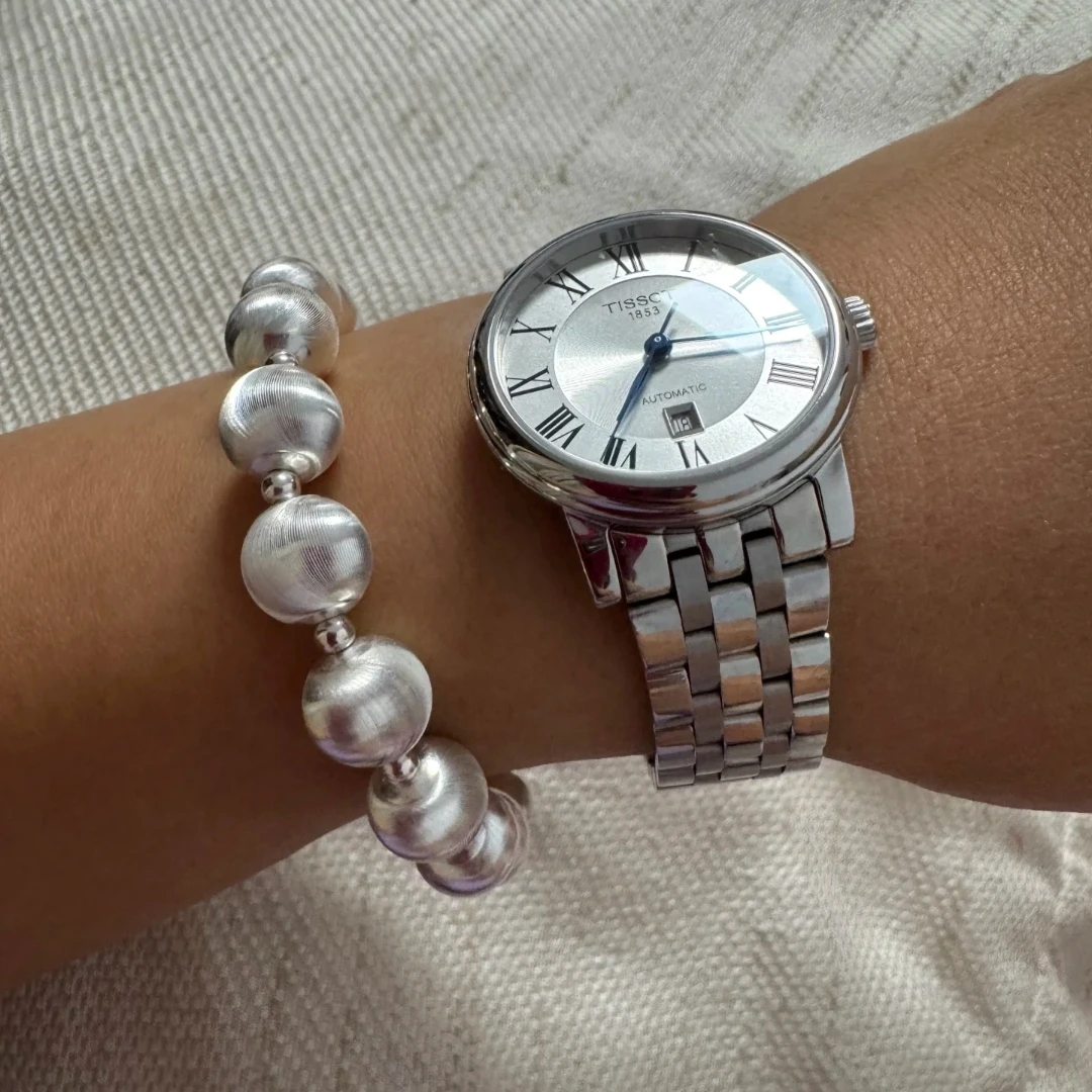 sterling-silver-bracelet-stackable-cat's-eye-s925-9mm-beads-13g-elegant-fashion-jewelry-for-women-christmas-gift