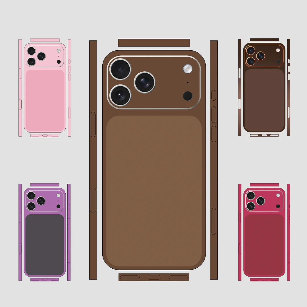 

Premium Full Wrap Vinyl Stickers For iPhone 17 Pro Max - Nexa Skins IPM015 Colors Collection