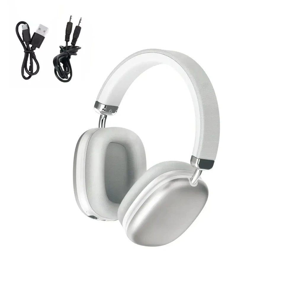 Draadloze over-ear Bluetooth-hoofdtelefoon, Hi-Fi stereo headset met 40 uur batterijduur, ingebouwde microfoon, bedraad/Aux-modus, opvouwbaar