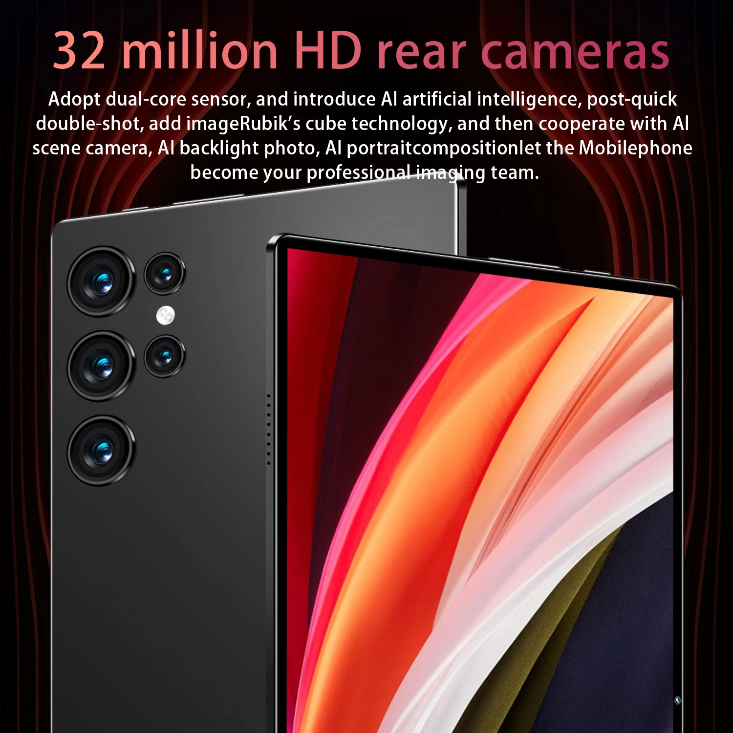 2026 Global New 10.36 inch tablet Android 13 Pad 16GB 1TB 14 core2 4K HD 5G WIFI Bluetooth 20000mAh tablets