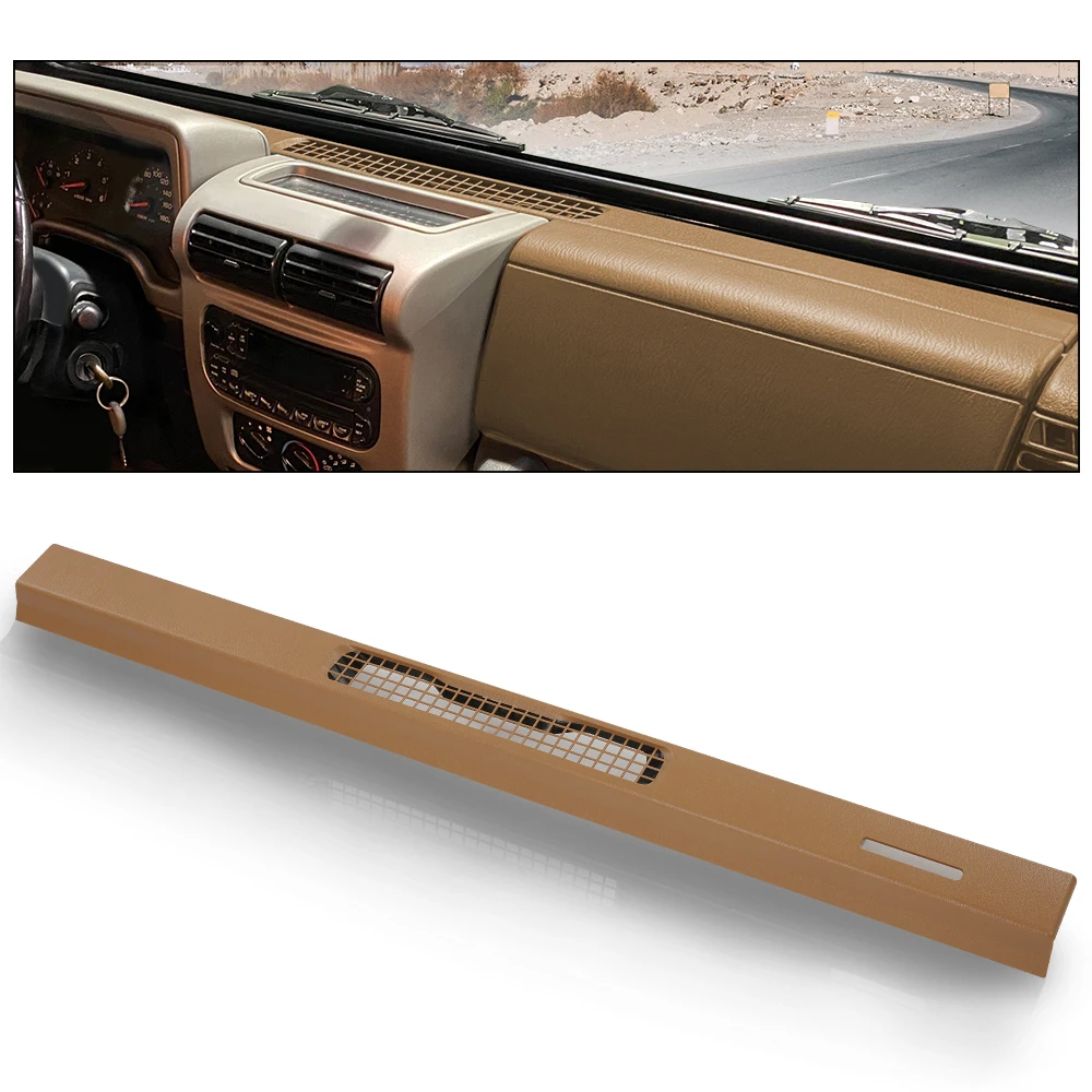 

Верхняя крышка Ginger Dash, отделка вентиляционной рамки для размораживания, подходит для Jeep Wrangler Tj 1997-2006 годов, прочный, прочный