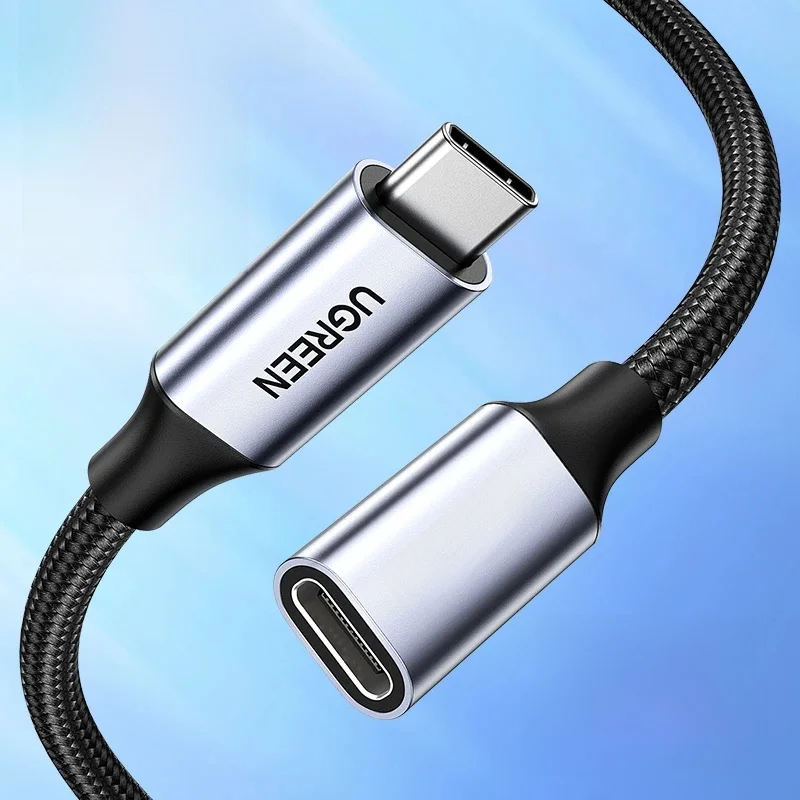 UGREEN kabel przedłużający USB C męski na żeński typ C przewód przedłużający Thunderbolt 3 do przełącznika Nintendo MacBook Pro Google Pixel 3 2 — zdjęcie produktu 7