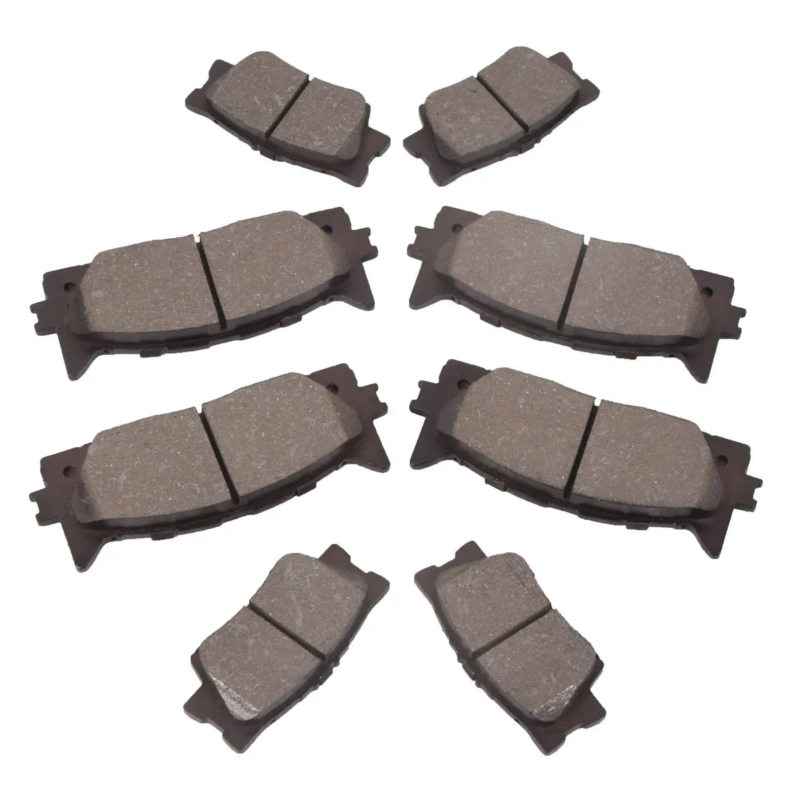 

Front + Rear Ceramic Brake Pads For 07-18 Lexus ES300h ES350 Toyota Camry Avalon