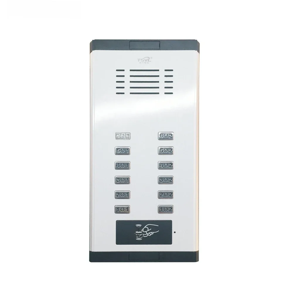 Sistema de intercomunicação de edifício rfid, faça você mesmo, extensão/não visual, campainha,