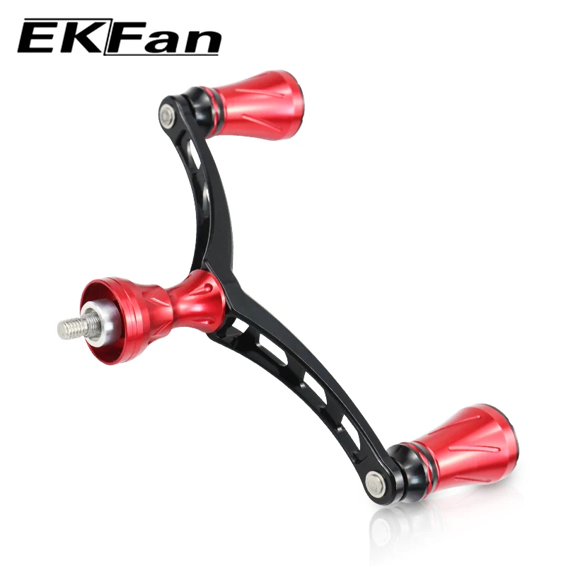 EKfan CNC Process Technology Aluminum Alloy 115MM Fishing Reel Double Handle & Knobs Suit For SHI Tackle Accessory