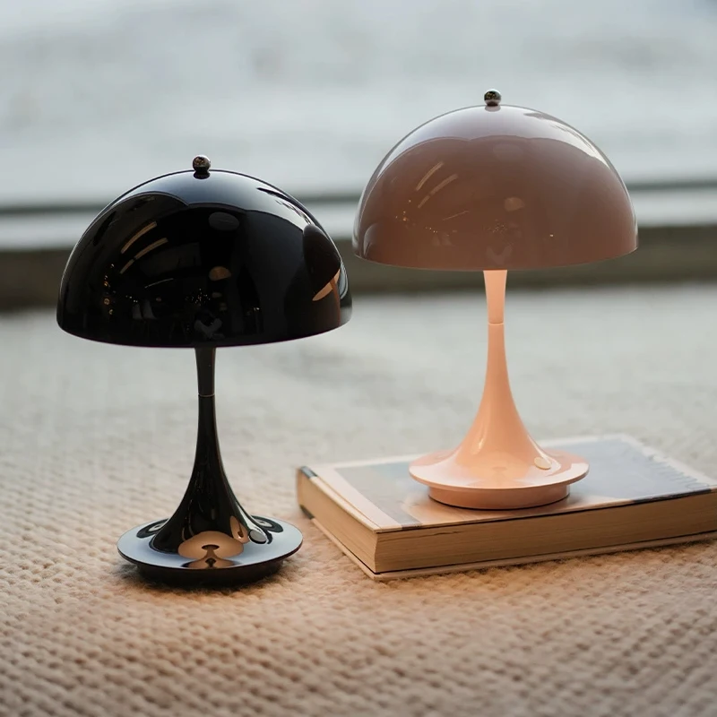 

LED mushroom small table lamp portable USB charging dimmable Mood light bedroom bedside lamp dimmable