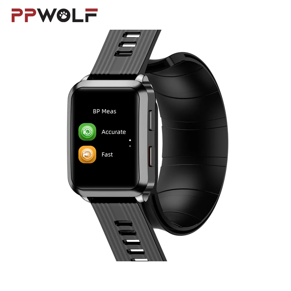 PPWOLF Health Care Smart Watch PM60 Air Pump Accurate Blood Pressure Oxygen Body Temperature Heart Rate Sleep Elder Smartwatch