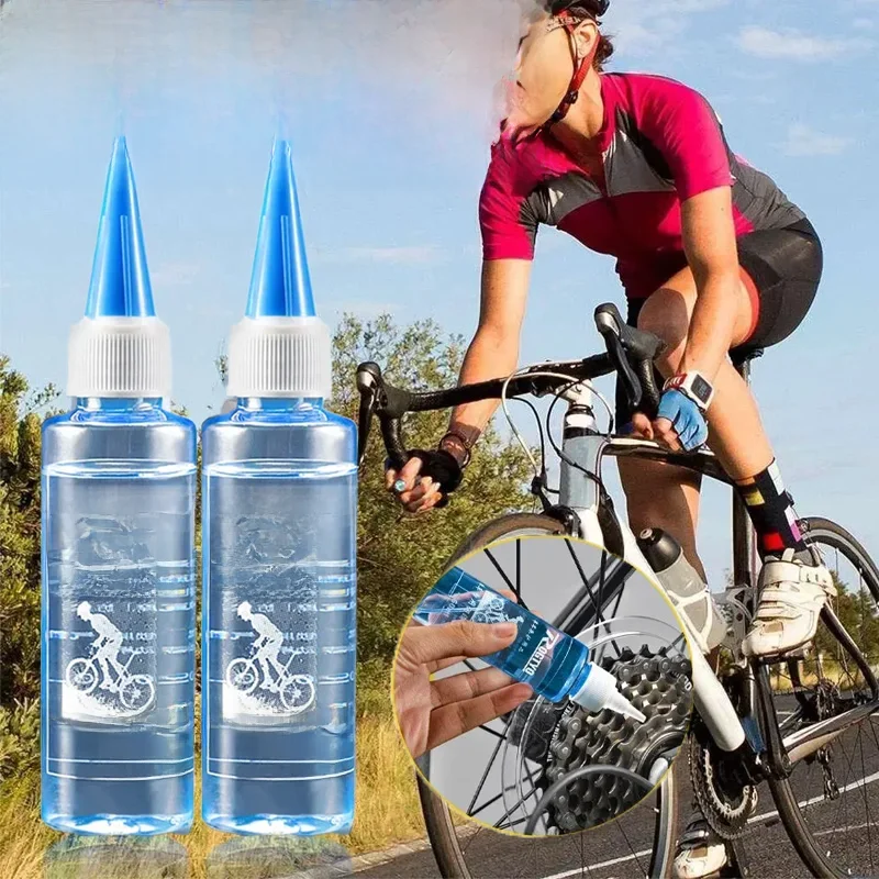 AliExpress NONE 60ML Bicycle Chain Lubricant Dry Lube Chain Oil Long-Lasting Bike Chain Oil Waxy Maintenance Oil Squirt MTB Road Bike Accessorie