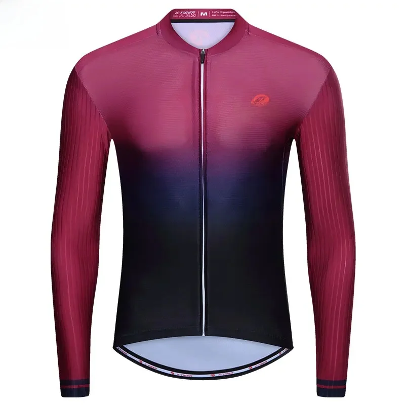 AliExpress X-TIGER X-Tiger Man Cycling Jersey Pro Aero Slim Fit Breathable Long Sleeve Men's Cycling Clothing MTB Road Anti-UV Men's Cycling Shirt