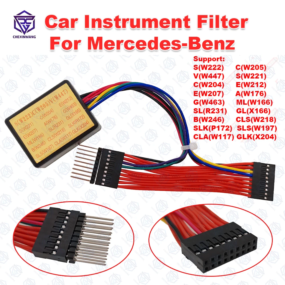 For Mercedes-Benz New Car Instrument Cluster KM Filter for W205 W222 W447 W221 W212 W204 W176 W218 X204 Kilometer Can Blocker