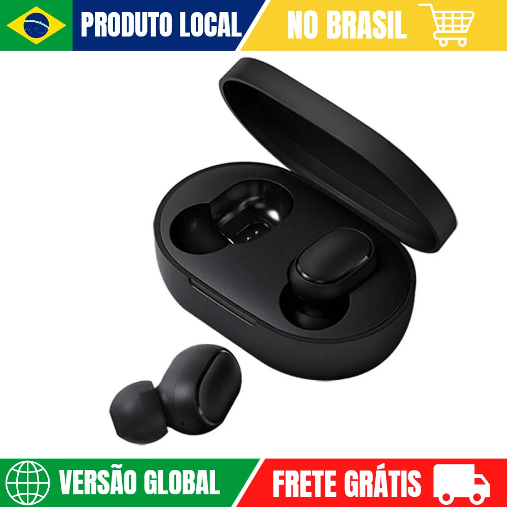 Fone De Ouvido Bluetooth Earbuds Basic 2 Xiaomi Original