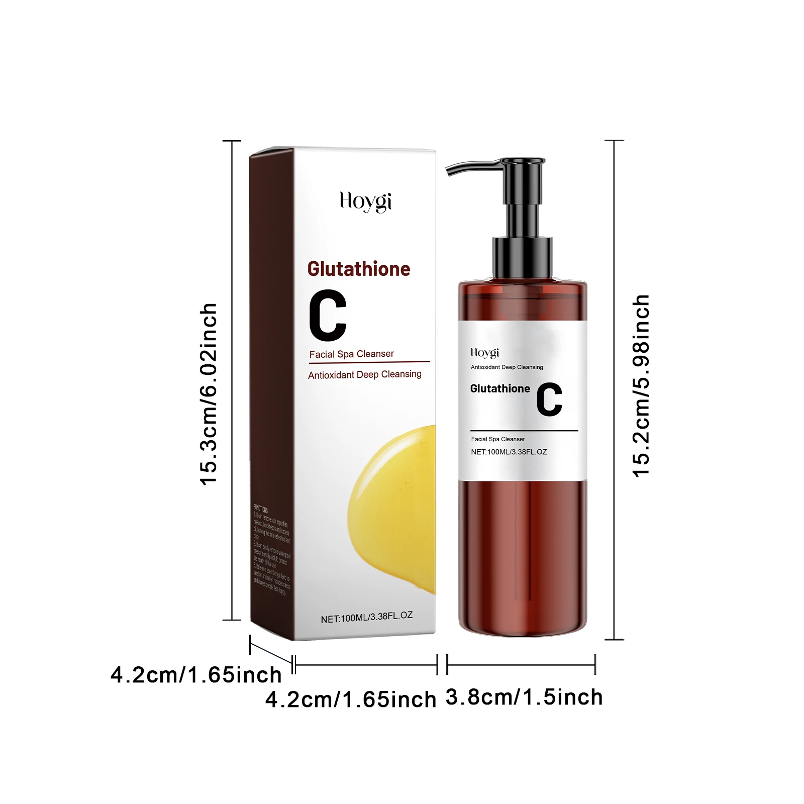 호이기 100ml 비타민 C 클렌징 오일 메이크업 리무버 모공 디터 클렌징 리프레싱 페이스 수딩 모이스춰라이징 메이크업 클렌징 오일