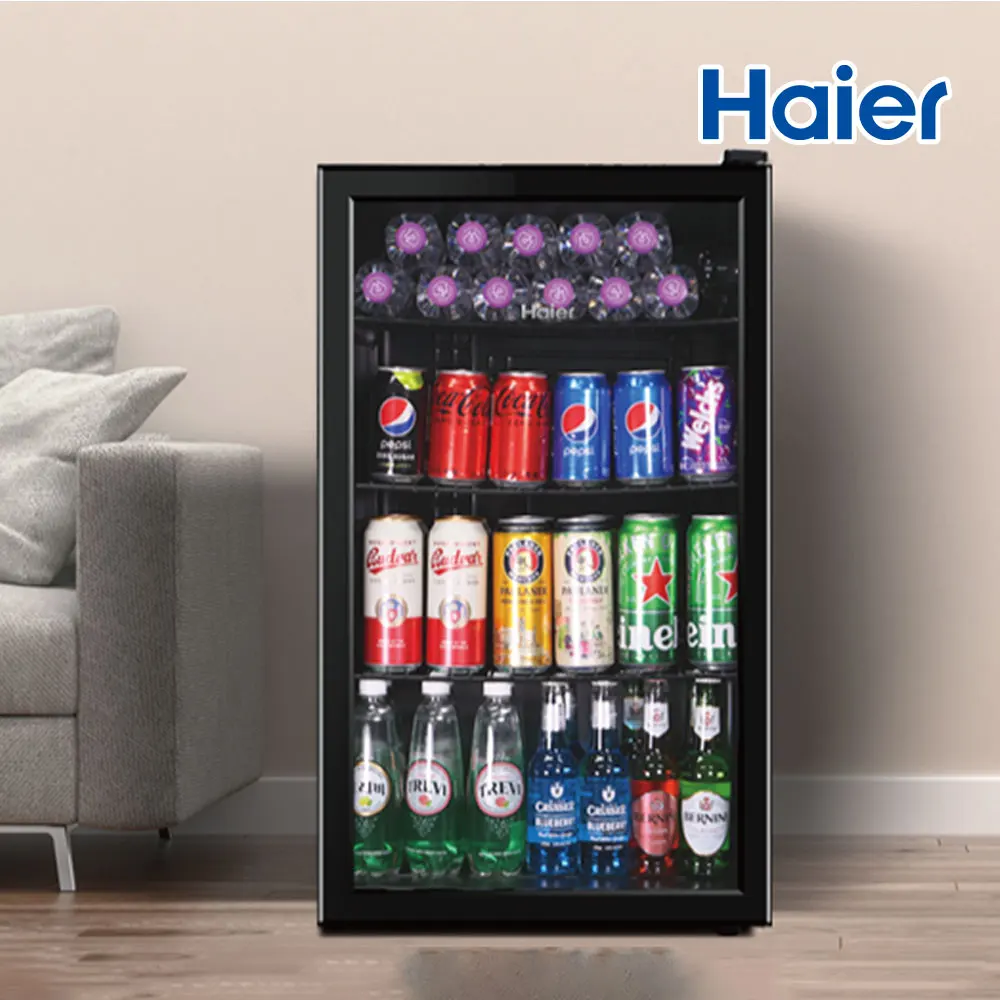 Haier Aqua Mini Home Bar General Small-use Showcase HSC91MDB _ cargo Courier