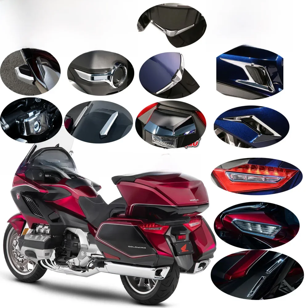 Motorfiets Voor En Achter Chrome Trim Voor Honda Goldwing 1800 F6B GL1800 2018 2019 2020 Motorfiets Accessoires - afbeelding 2