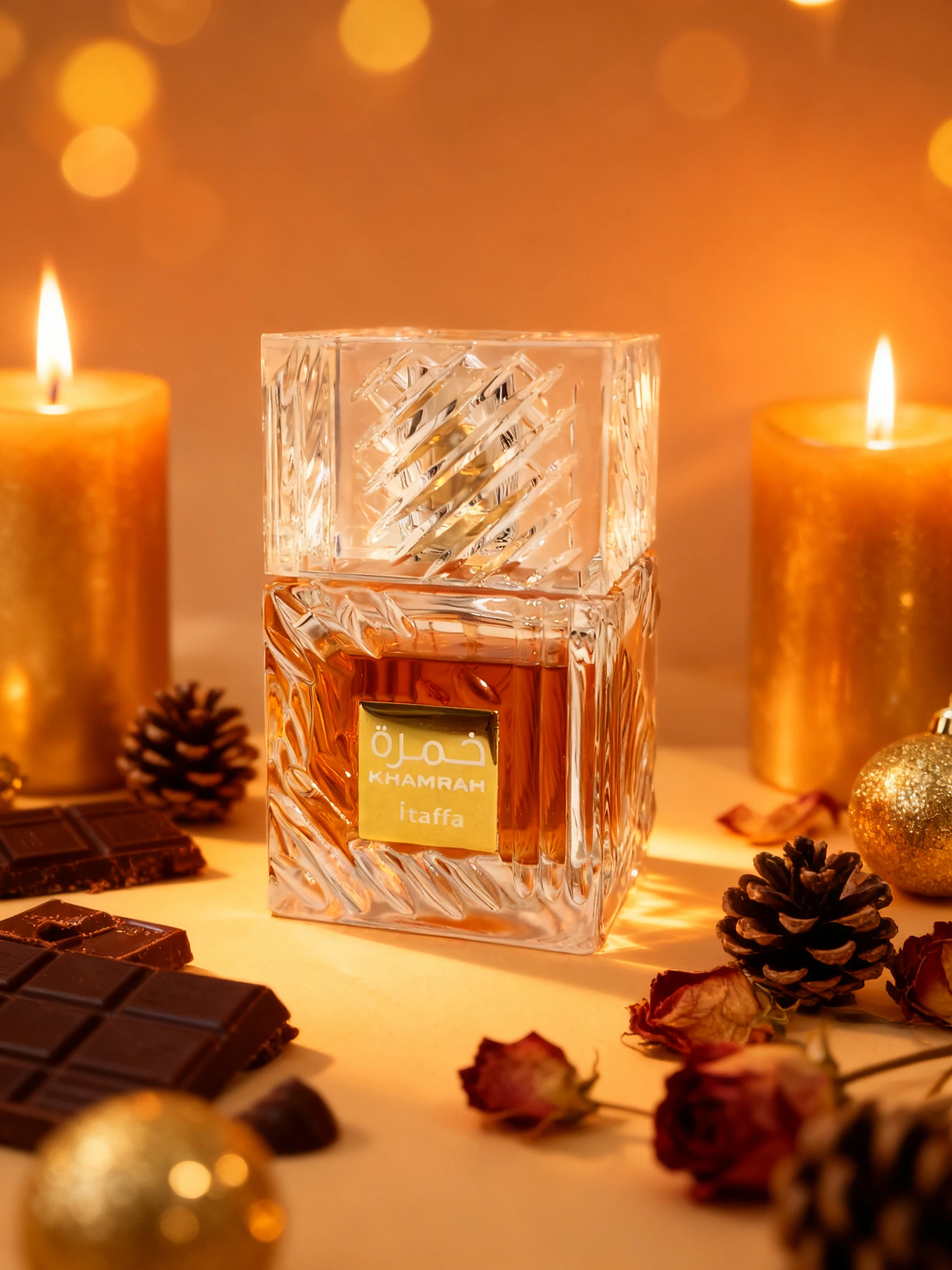Itaffa Khamrah - Fragancia Duradera Eau de Parfum Unisex, 3.40 Onzas / 100 ml - 1 Unidad