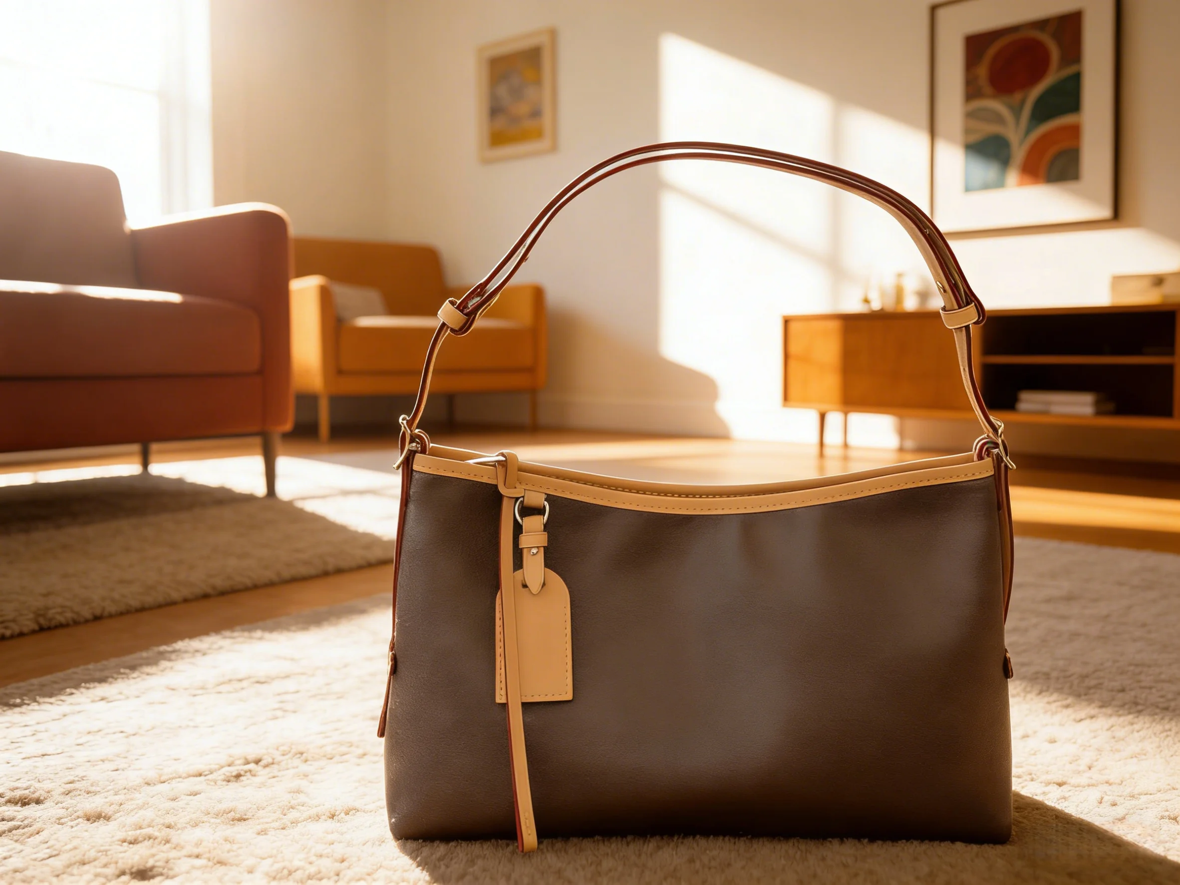 2026 Size: 33X21 cm New Model Versatile and Fashionable PU Leather Bag - Durable,High-Quality and Affordable
