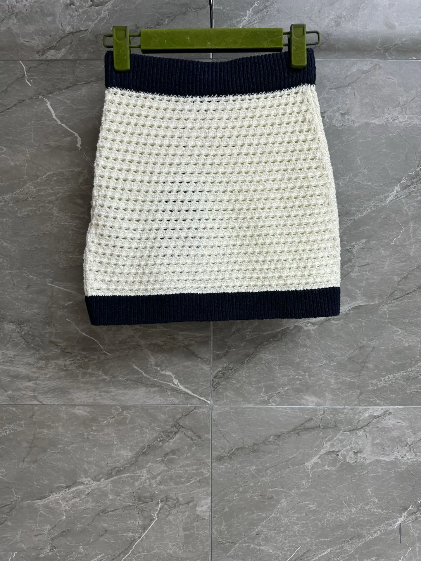 

High Quality Spring Autumn Women's Casual Fashion Patchwork Slim Elatstic A-line Buttons Pockets Mini Skirt JQ165