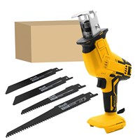 Cordless Reciprocating Saw Variable Speed Electric Saber Saw Wood PVC Cutting for Dewalt 21V Battery (No Battery)