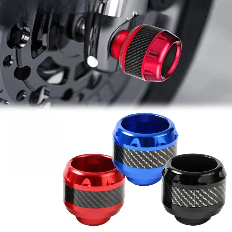 BLALION 2/4 szt. Uniwersalna ochrona koła motocykla Crash Pad Moto Crash Protect Alloy Motocross spadający przedni widelec Slider Cups — 2