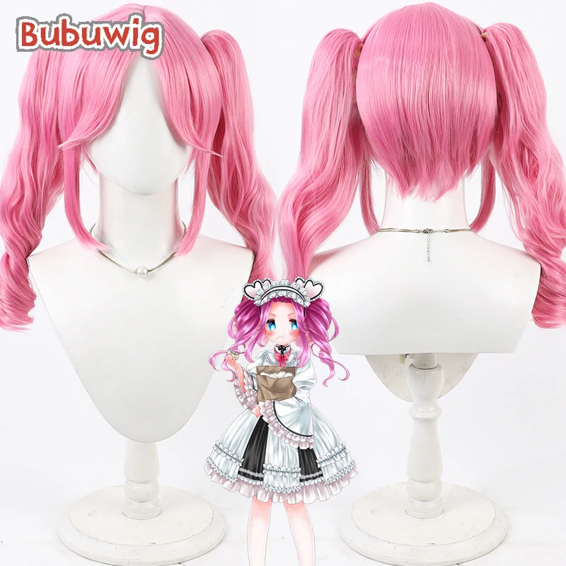 

Bubuwig Synthetic Hair Metan Shikoku Cosplay Wigs Anime SSS LLC. Metan Shikoku 60cm Long Wavy Pink Ponytail Wig Heat Resistant
