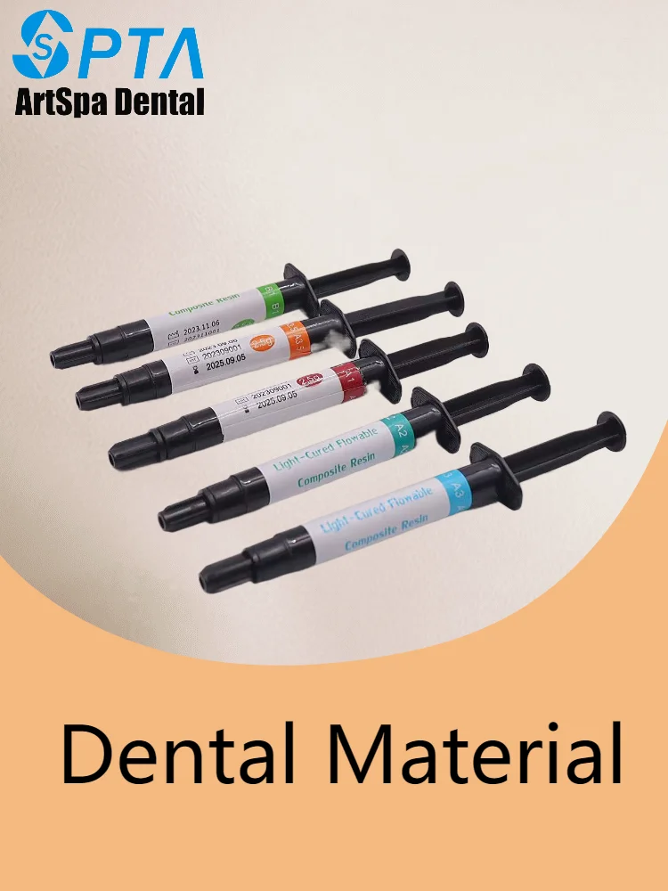 

Текумость, 3 шт., смола, стоматологический материал, текущий композитный выбор цветов, биосовместимость, восстановление короны, стоматологическое наполнение