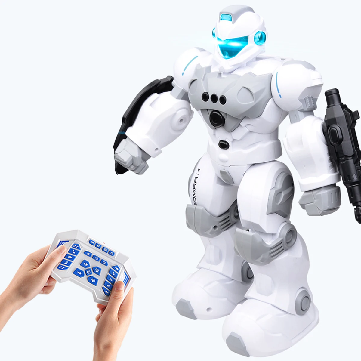 2.4G Remote Controlled Robot, Intelligent Programming Gesture Sensing, Dancing Singing Puzzle Toys Excluding regular batteries