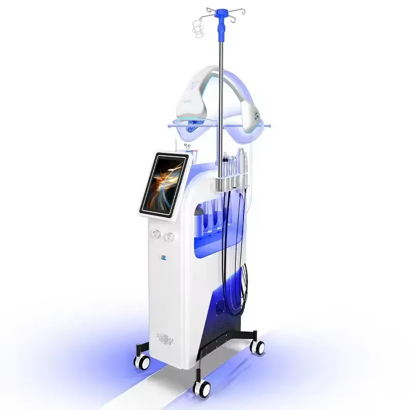Multifunctional 11 in 1 Aesthetics Skin Cleaning Oxygen Facial Skin Rejuvenation Acne Treatment Hydro Dermabrasion Spa Machine