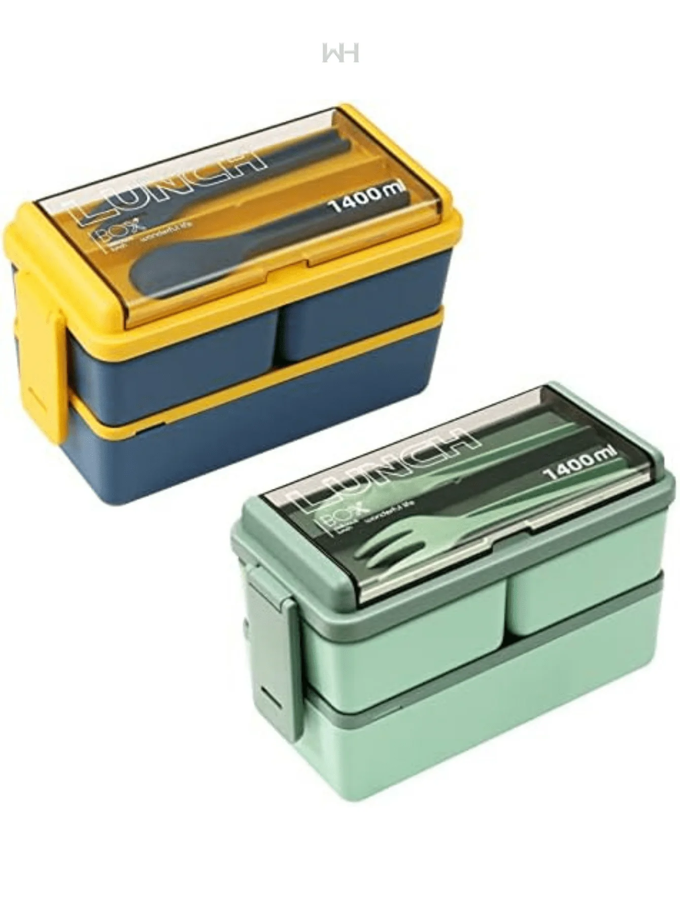 Lonchera para Adultos 1400ML, Útil para Transportar Comida, Para el Trabajo, La Escuela, Vacaciones, Camping, Almacenamiento de Comida
