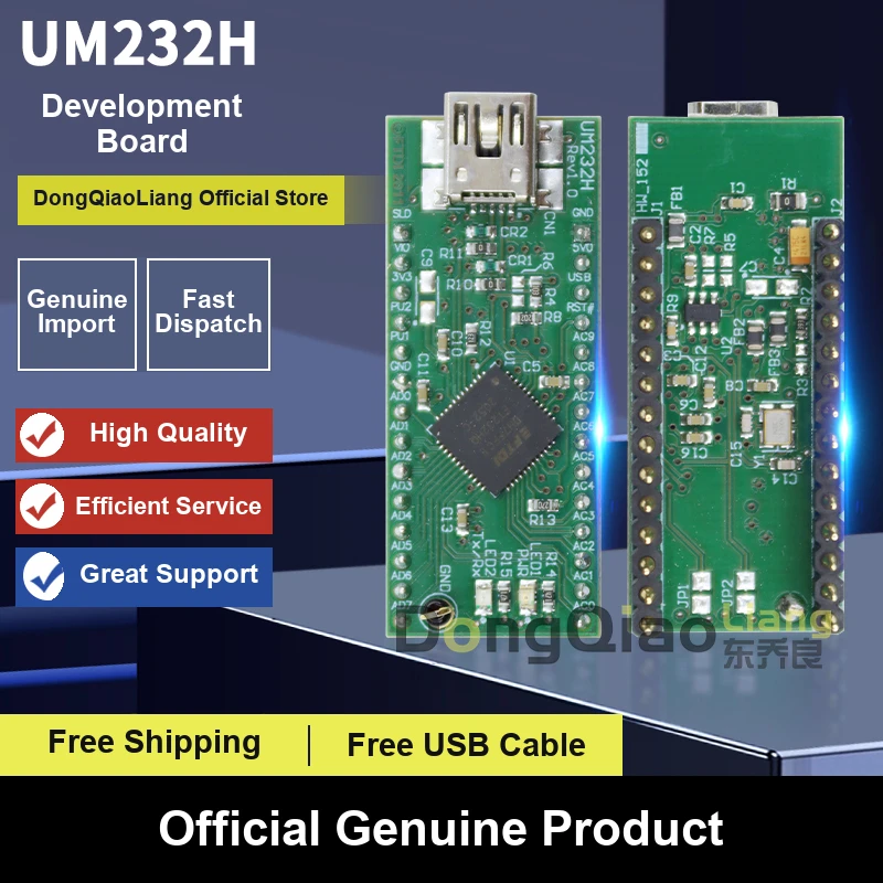 UM232H Single-Channel USB-to-Serial High-Speed FT232H Interface Bridge FTDI Development Tool