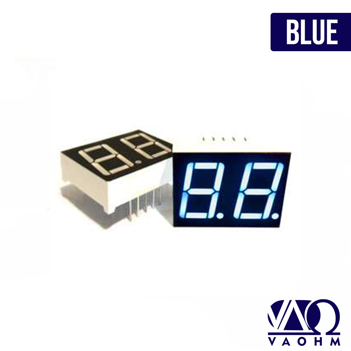 10PCS 2821AH 2821AB 2821AG 2821AW 0.28 Inch Common Cathode Two Digit Seven Segment Led Display Tube Red Blue Green White