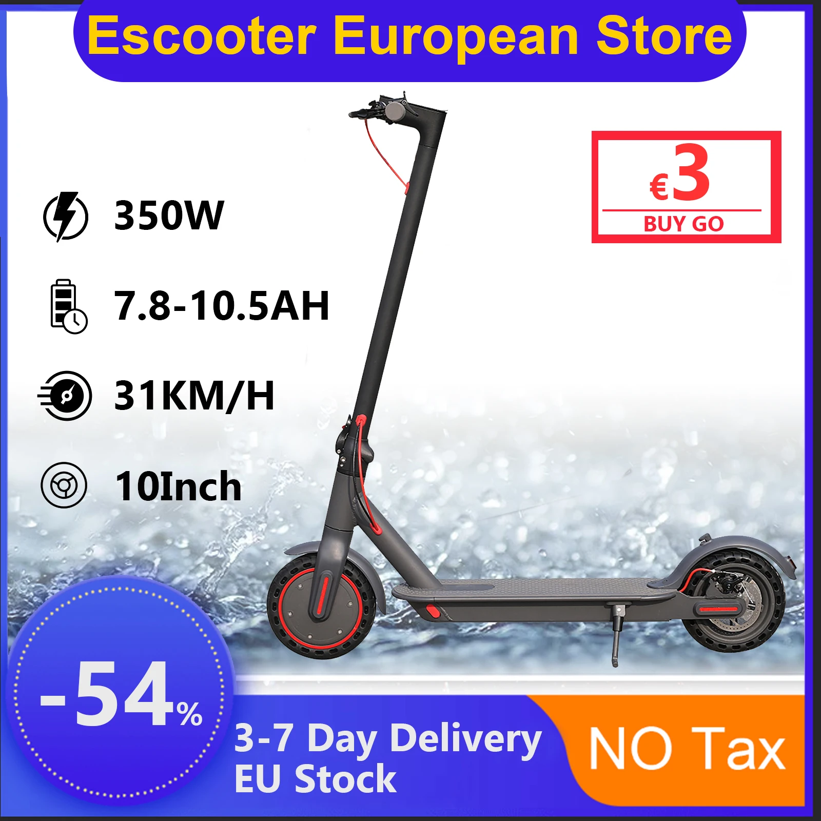 2023 New Stock EU Warehouse M365 Pro Electric Scooter 2 Wheels E-scooter Folding E Scooter with APP 350W Electric Kick Scooter