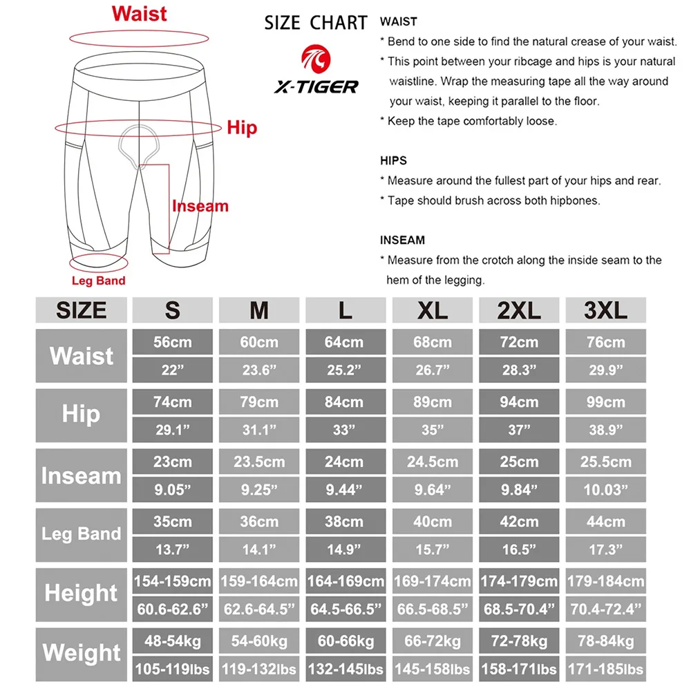 X-TIGER Women Cycling Shorts Road Bicycle Shorts Pro 5D Padded  MTB Bike Shorts with Side Pockets Summer Cycling Bib Tights