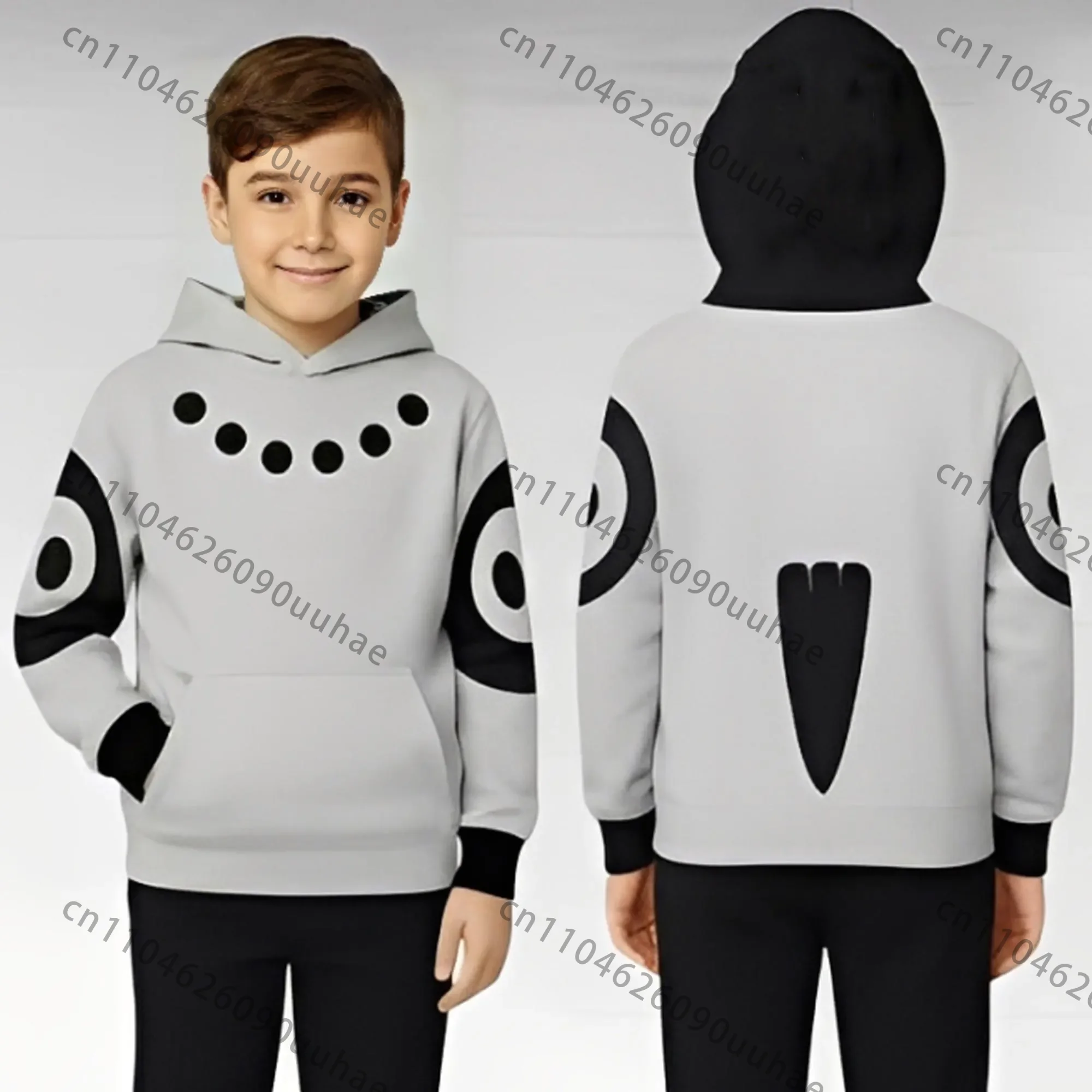 2025 KPop شيطان الصيادين ميرا ساجا بنين تأثيري البلوز موضة هوديس غير رسمية خريف شتاء كم طويل هنتركس المشجعين هوديس #2