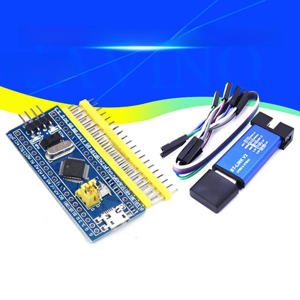 STM32F103C8T6 ARM STM32 minimalny moduł płytki rozwojowej systemu dla Arduino zestaw do samodzielnego montażu ST-Link V2 Mini STM8 pobierz symulatora — zdjęcie 2
