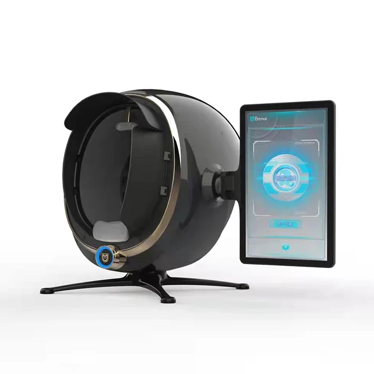 Analyseur de peau numérique 3D HD, Scanner de Diagnostic, miroir magique, système d'analyse de la peau du visage avec tablette