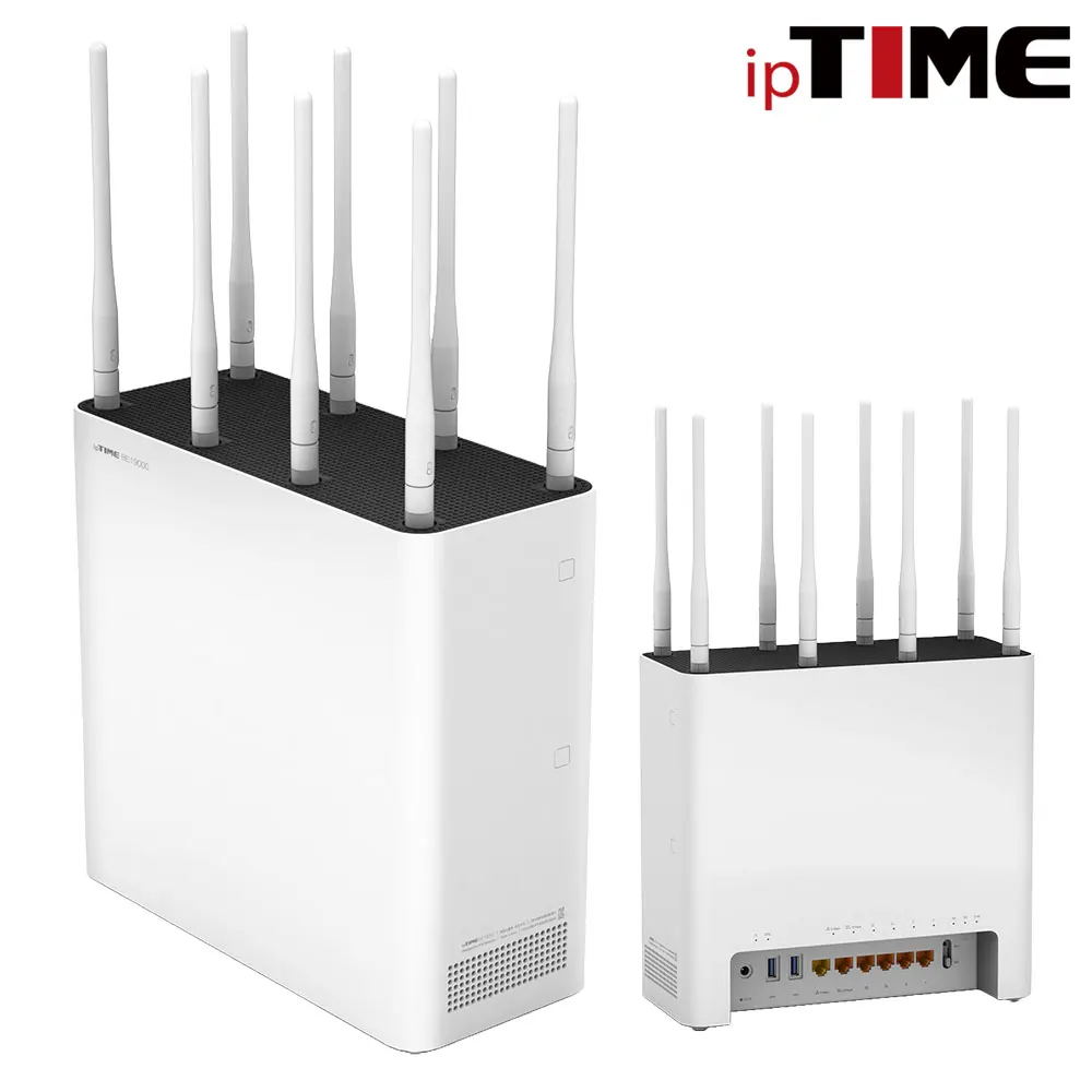 IPTIME BE19000 WIFI7 TRI BAND GIGEBIT WIFI WIRELESS SHARER Support easy mesh controller