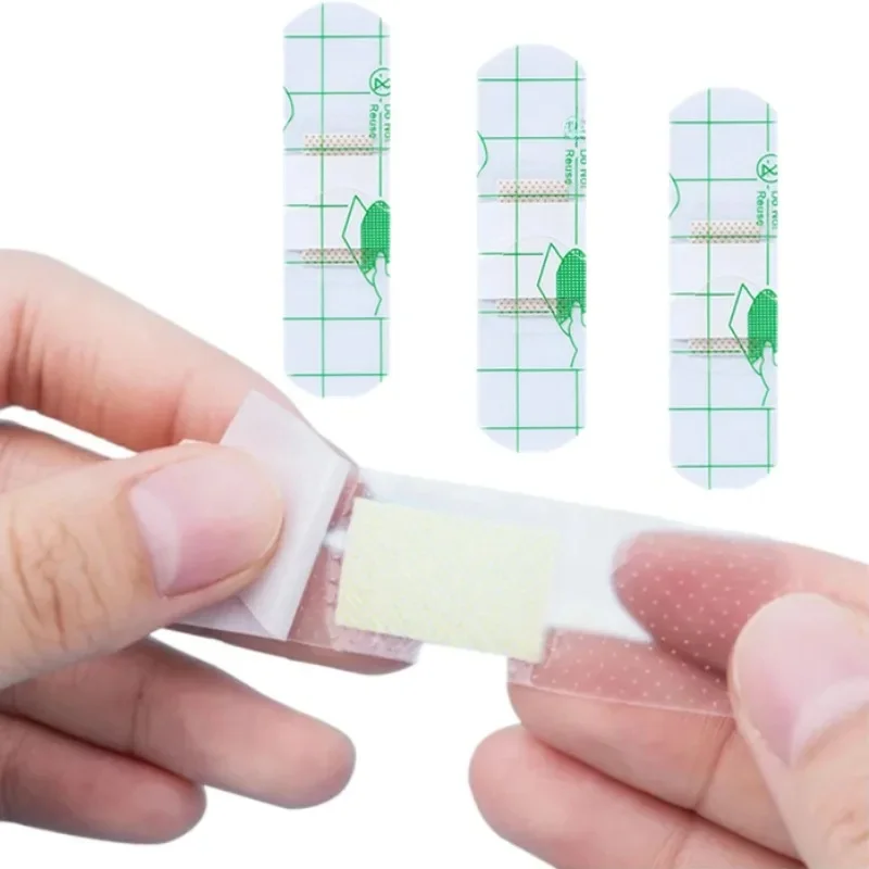 Pansements étanches transparents pour plaies, crêpe woundplast pour premiers soins, bandes adhésives, 120 pièces/ensemble