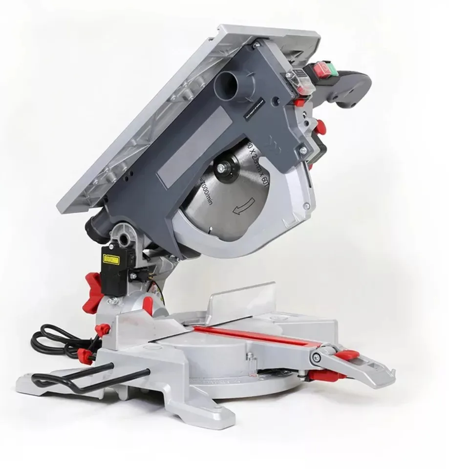 

8 Inch Multifunctional Electrical Tilting Sliding Laser Positioning Wood Aluminum Metal Workbench Cutting Saw Machines 110/220V