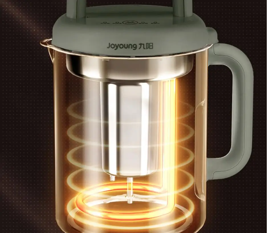 chinaJoyoung mini Soymilk maker Household Full Auto  Multi-function DJ10B-D100 1.2L 230V home soy  milk machine GREEN