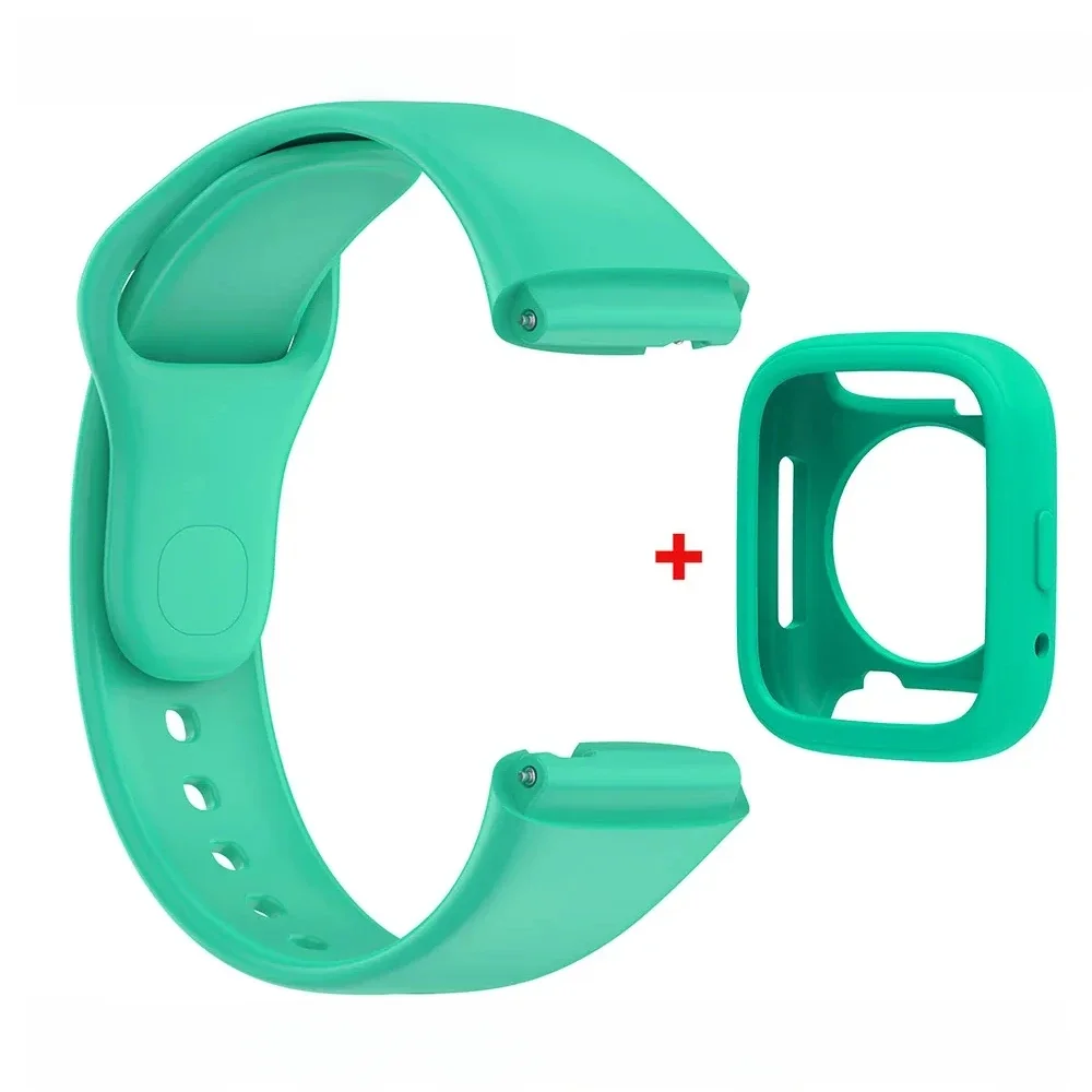 Bracelet en Silicone officiel du même modèle pour montre Redmi 3, Bracelets actif + housse de protection pour Xiaomi Redmi watch 3