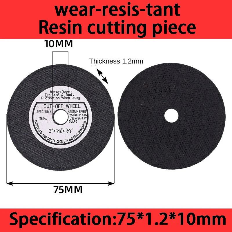 3 inch cutting machine cutting discs for cutting metal 75mm grinding and cutting metal stainless steel grinding discs