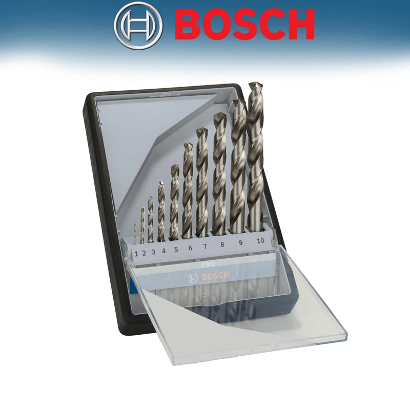 bosch-2607010535-ロバストラインメタルドリルビットセット-10-ピース頑丈で耐久性のあるアクセサリープロフェッショナル