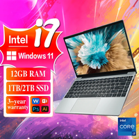 14.1 Inch Portable Laptop Computer Intel Core i7 7500U Dual Core 12GB RAM 512GB 1TB 2TB SSD Windows 11 Laptop Pc Gamer Notebook