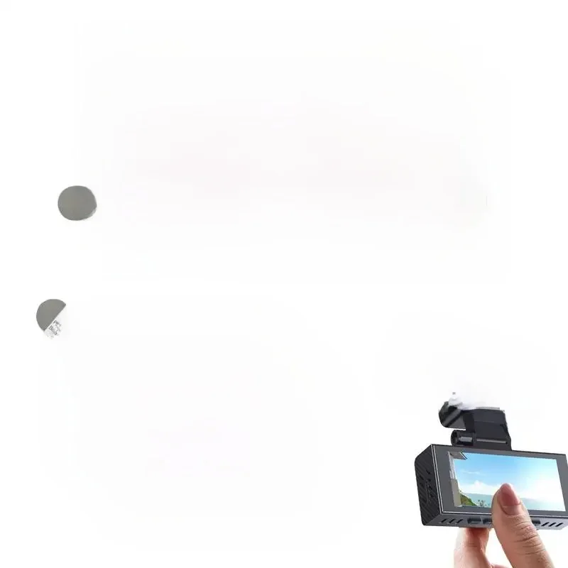 Autocollants statiques pour Dashcam HUD, Film d'adsorption de verre multifonctionnel pour pare-brise de voiture, autocollants de Protection solaire, 6 pièces