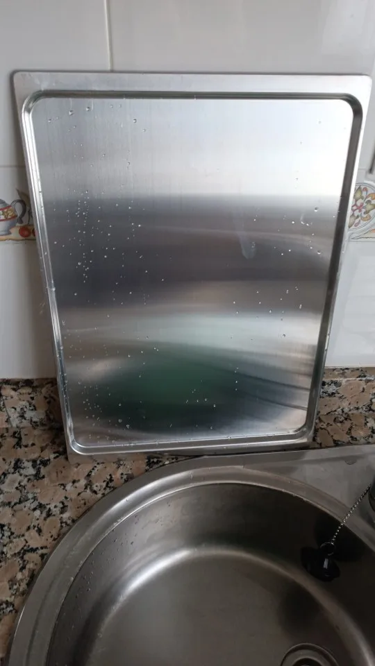 Baking Tray 315*435mm Even Heating Non-stick Aluminum Rectangular Tray Bread Cake Cookies Baking Tray Oven Tray photo review