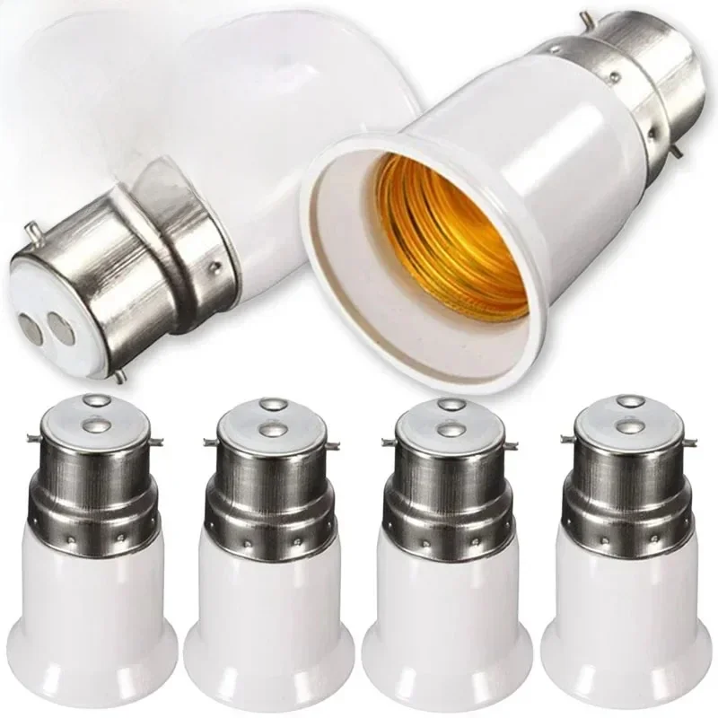 Adaptateur de lampe Led B22 à E27, convertisseur de douilles d'ampoule, support de Conversion de Base, convertisseur d'ampoules, accessoires de douille, 1/10 pièces