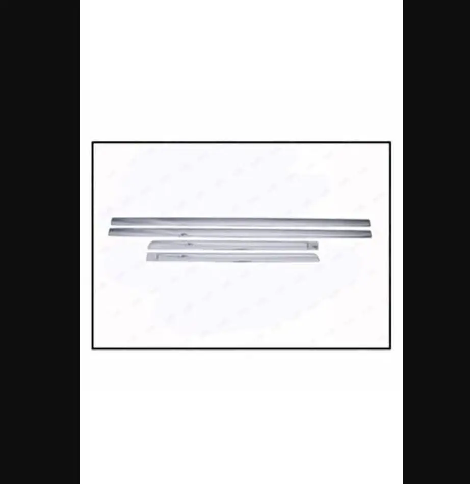 For Ford Focus 2 Sedan Hb Chrome Side Door Slat Sill Trim 4 Pieces 2005 To 2008 S. Steel - Chromium Styling Side Skirts Diffuser