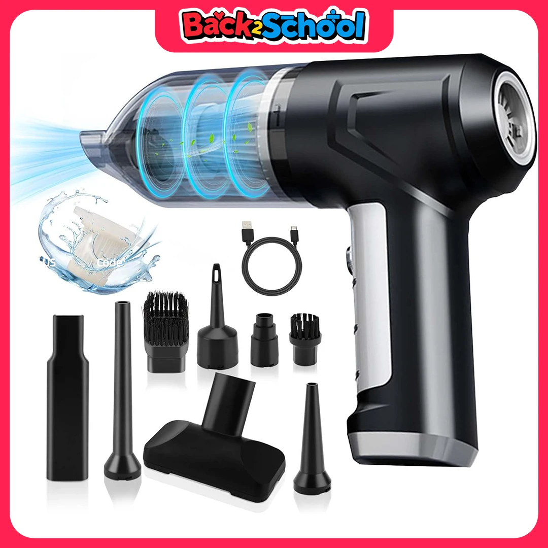 Ludunbuy Aspiradora De Mano Sin Cable 21000Pa - 6000mAh, Motor Sin Escobillas, 4 En 1 Con Filtro HEPA Lavable - Para Coche, Casa, Mascotas